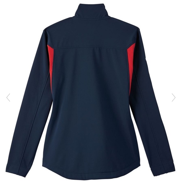 Ariat Softshell Team Riding Jacket - Navy & Red - Picture 5 of 11